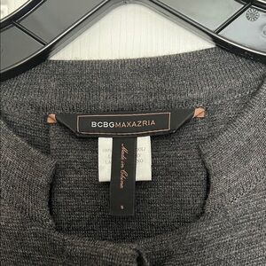 BCBGMaxAzria Charcoal Knit Top